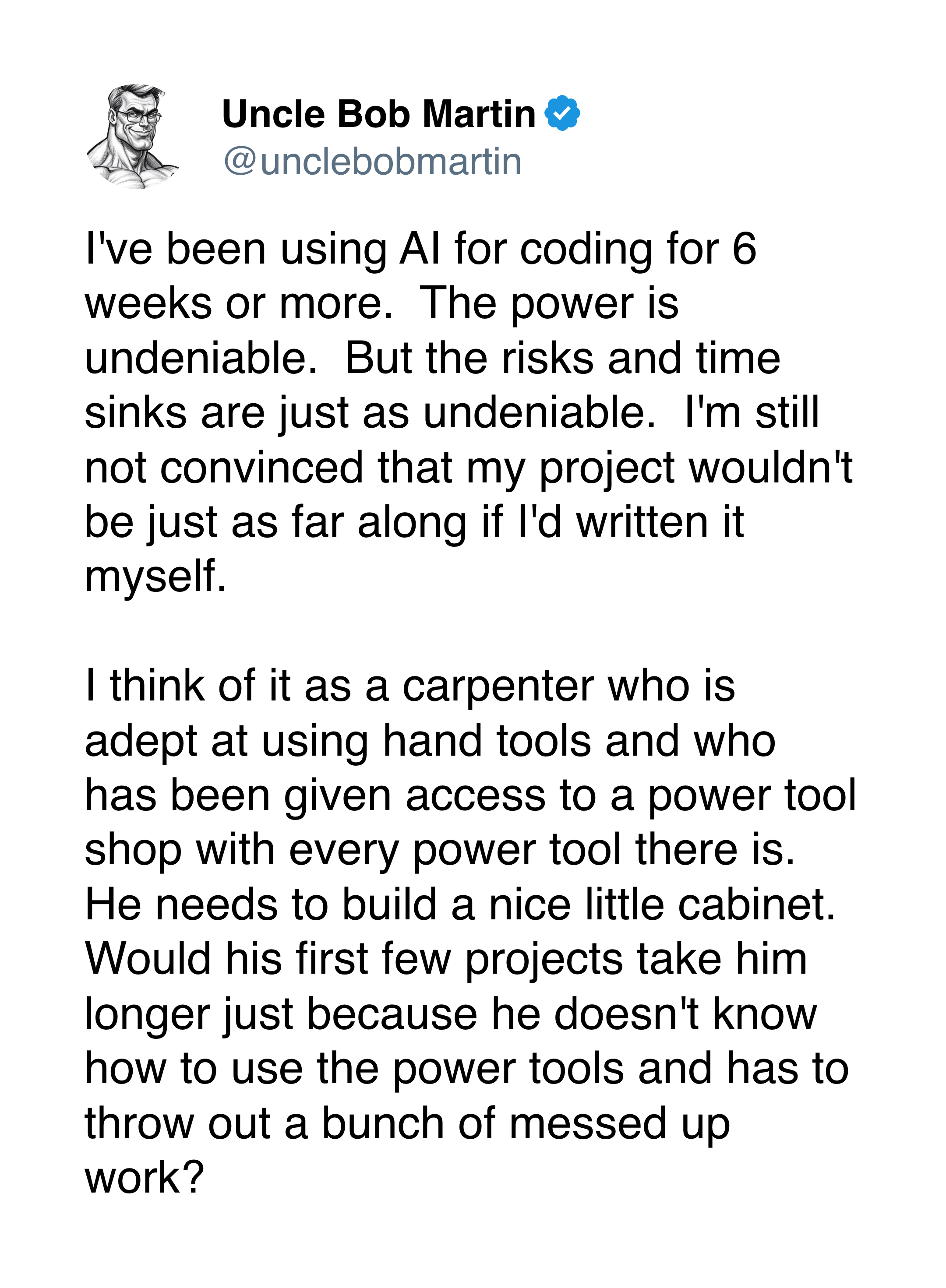 /images/blogPost/futureOfSoftwareEngineering/uncleBobItDoesNotSeeTheChaosItIsCreating3.png