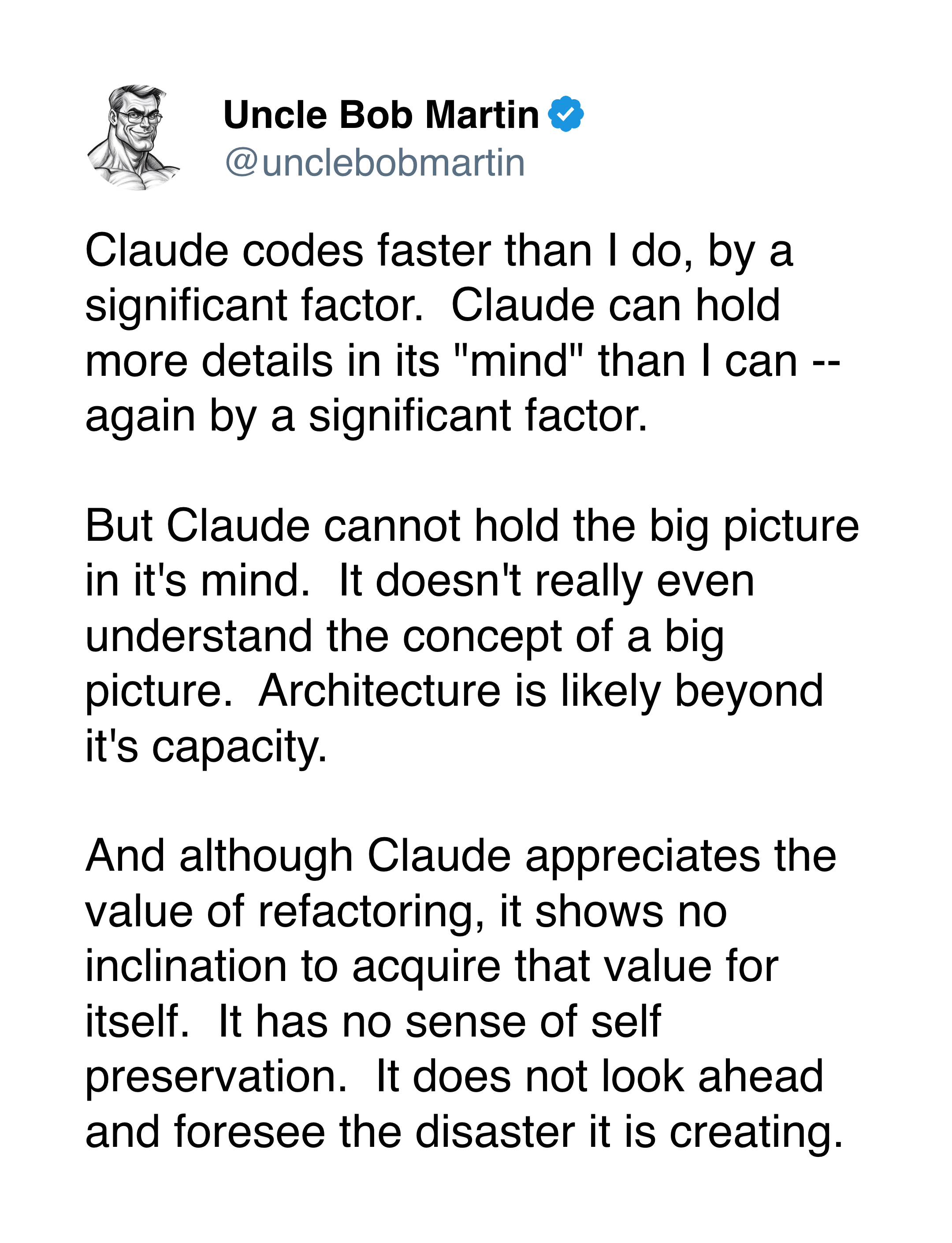 /images/blogPost/futureOfSoftwareEngineering/uncleBobItDoesNotSeeTheChaosItIsCreating4.png